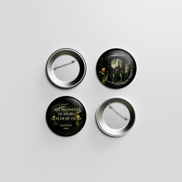 Pack de Chapas "La Ciudad Invisible"