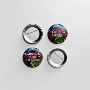 Pack Chapas "Los Cobardes"