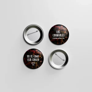 Pack Chapas "Los Carnívales"